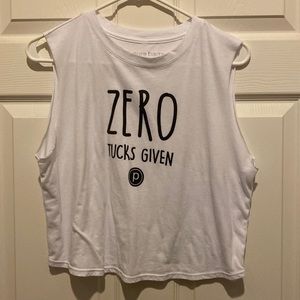 Pure barre Zero Tucks Given crop